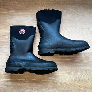 Irish Setter Men’s Redwing Black Rain Rubber Outdoor Work Boots Size 10.5